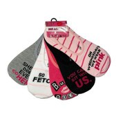 Wholesale - 5pk MEAN GIRLS WE WEAR PINK SOCKS SIZE 9-11, UPC: 193159119157